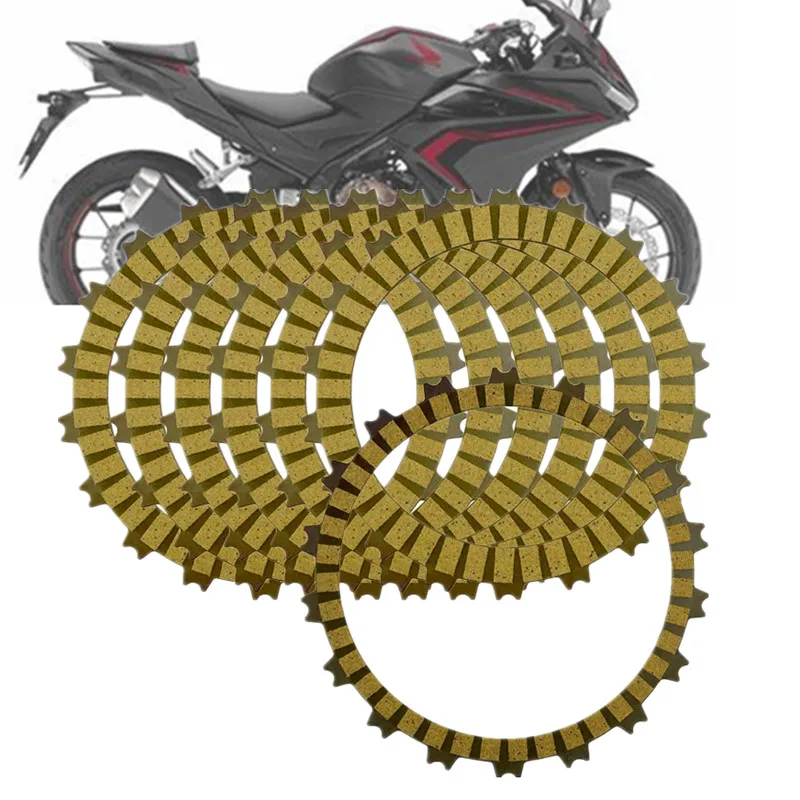 For HONDA CBR500R 500R CMX500 2017 CB500 CB500F F CB500S S CB500X 500X Motorcycle Engine Parts Clutch Friction Plates Kit