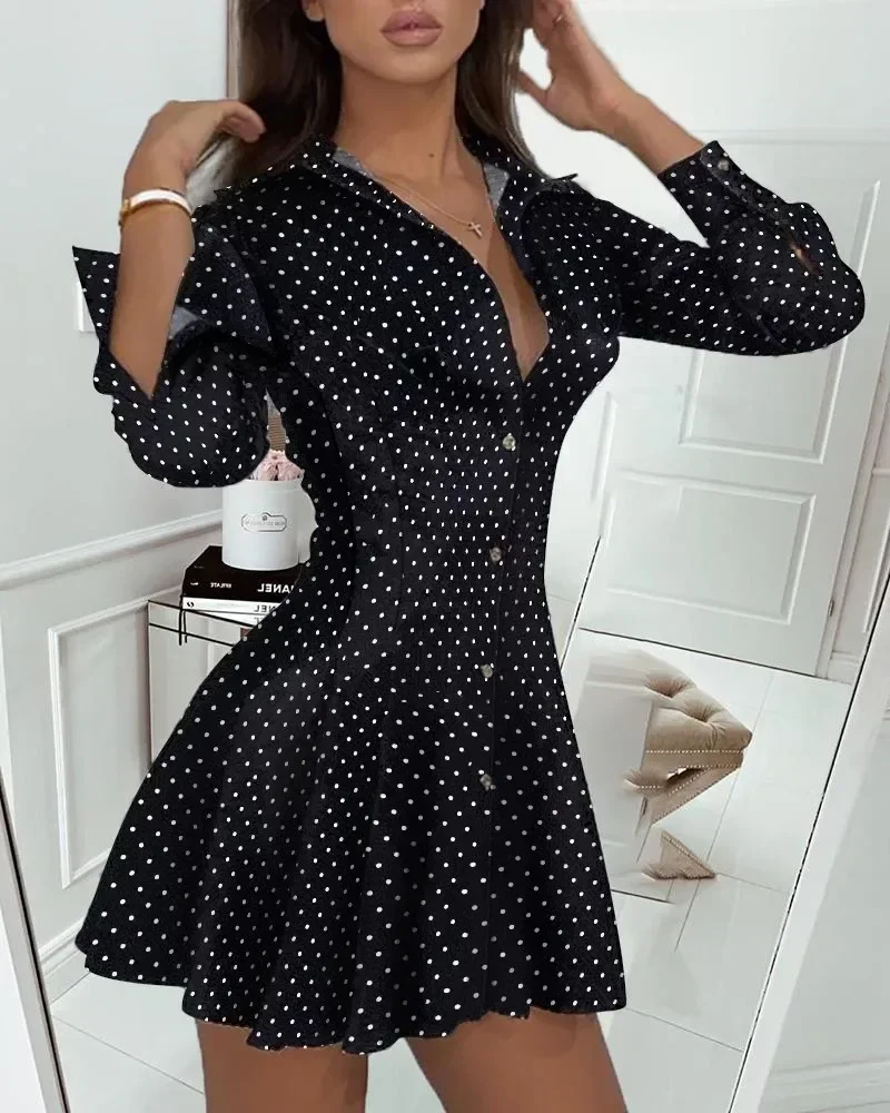 

Shirt Dress Women Contrast Lace Button Down Party Night Club Vestidos Sexy Bodycon 2025 Summer New Mini Dresses Prom Dress