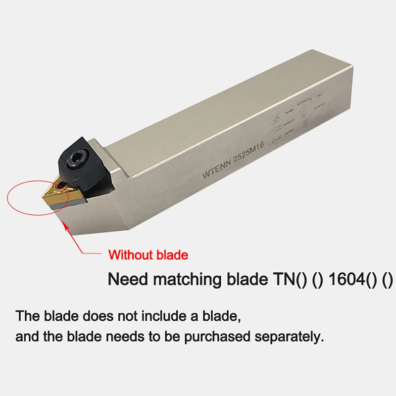 WTENN Lathe Cutter External Turning Tool Holder Lathe Tool Holder WTENN1616H16 WTENN2020K16 WTENN2525M16 For TNMG Carbide Insert