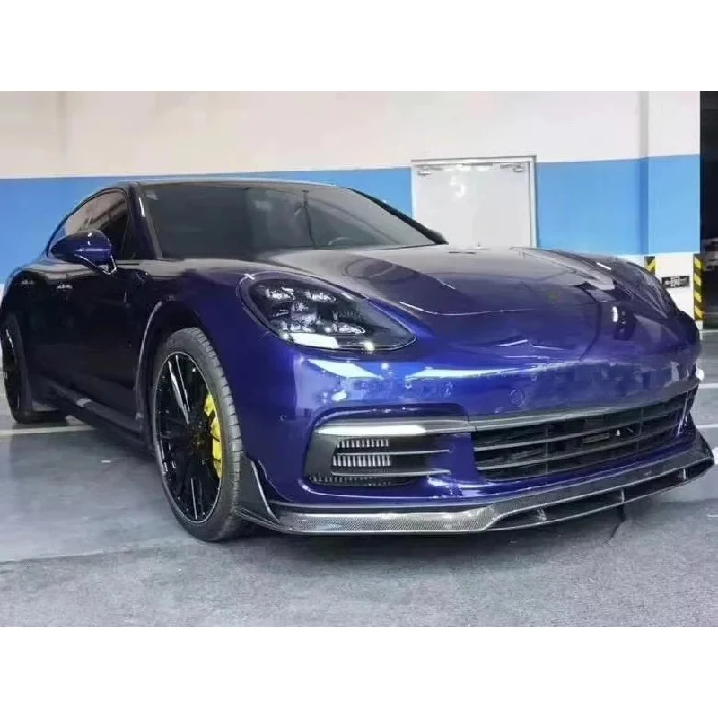 

Высококачественный карбоновый спойлер-накладка на передний бампер для Porsche Panamera 971, детали для тюнинга автомобиля