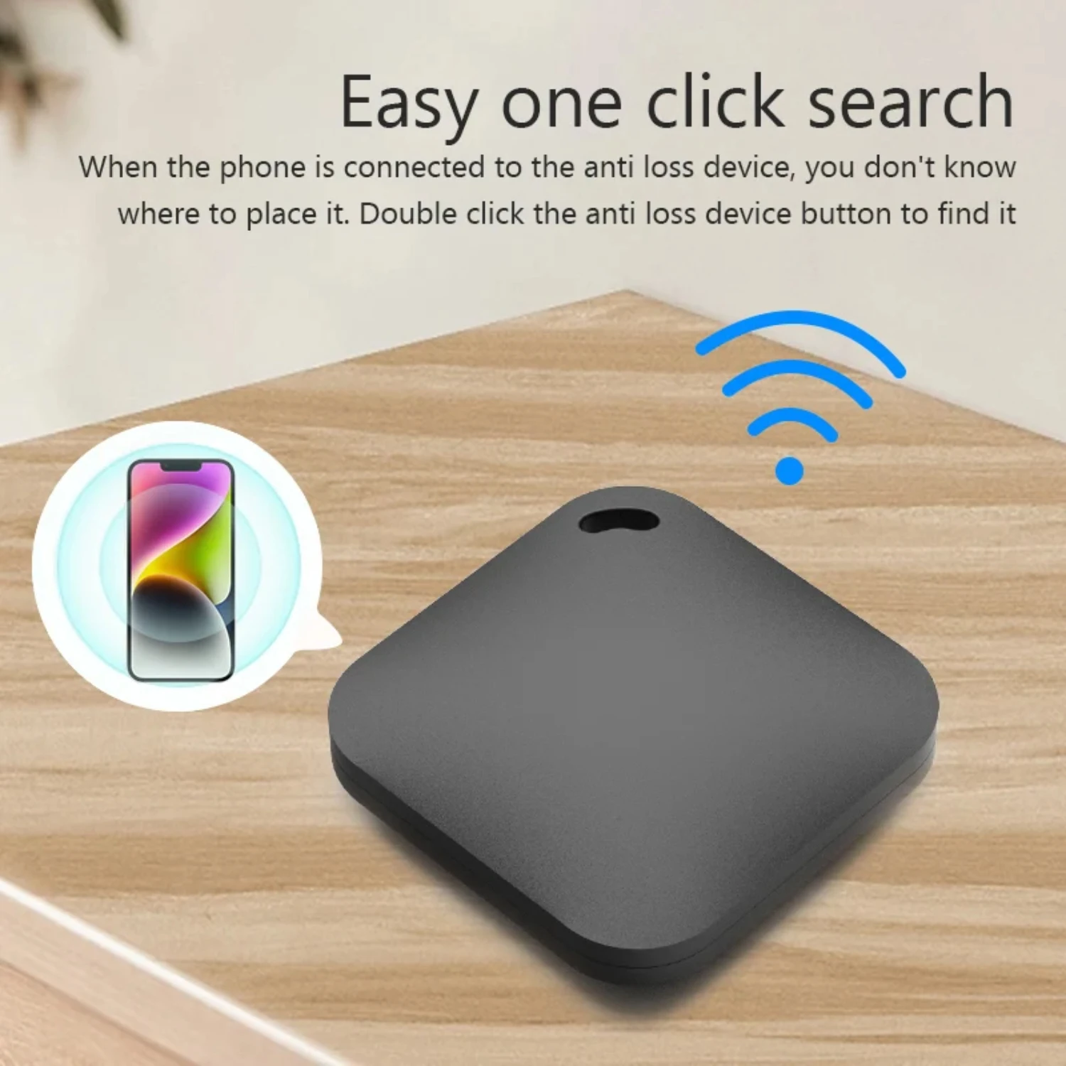 جهاز تتبع صغير ذكي مزود بتقنية البلوتوث ونظام تحديد المواقع العالمي (GPS) Find My Key Smart Tag Child Finder Pet Car Lost Tracker IOS System