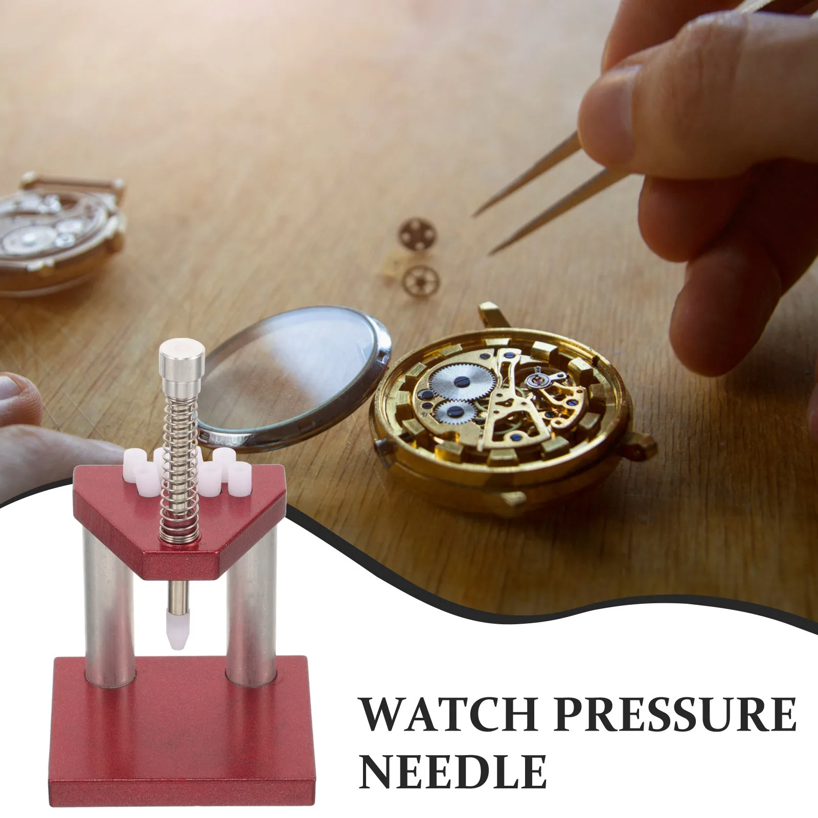 

Watch Press Tool Plastic Head Replacement For Precision Needle Alignment Durable Watch Repair Kit Repair Tool