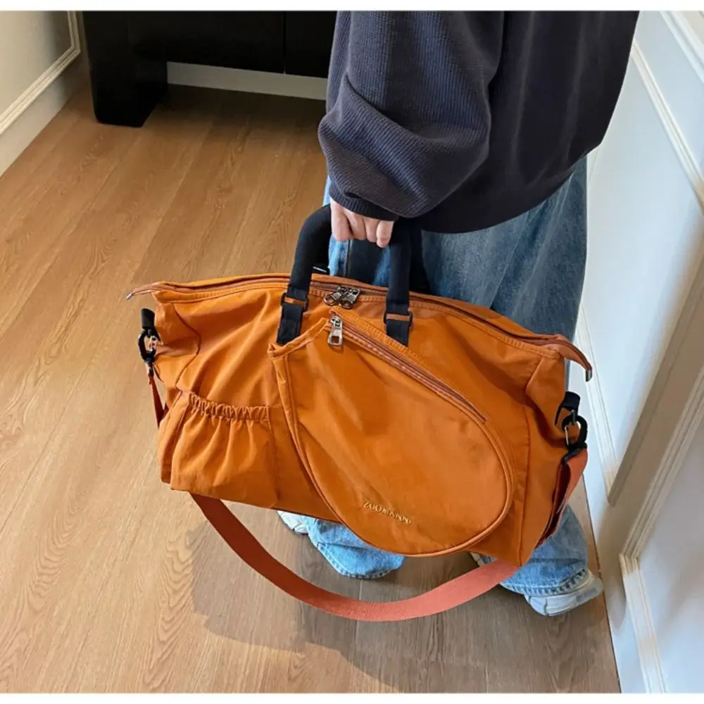 Professional Large Capacity Badminton Rackets Bag Dry Wet Separation Durable Sports Shoulder Bag Multifunctional Trip Tote Bag