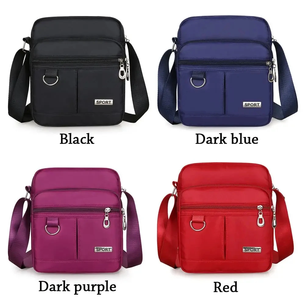 Männer Tasche Koreanische Version Casual Große Kapazität Multi Schicht Wasserdicht Eine Schulter Schräge Straddle Tasche Männer Und Frauen Busine – Detail 2
