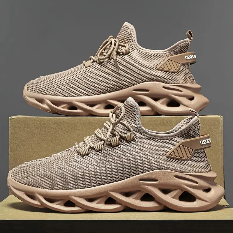 Men Sports Running Black Jogging Shoes Casual Sneakers Outdoor Breathable Mesh For Women Light Shock-absorption Black Tennis