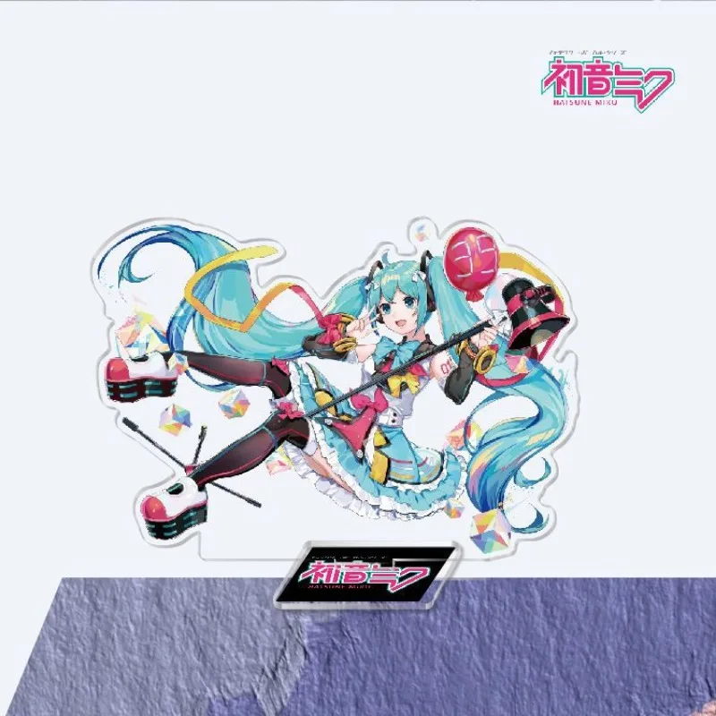 Nieuwe Hatsune Miku Acryl Stand Anime Perifere Cartoon Schattige Desktop Ornamenten Kawaii Geschenken Voor Verjaardagen Van Vrienden Verzamelen Goederen