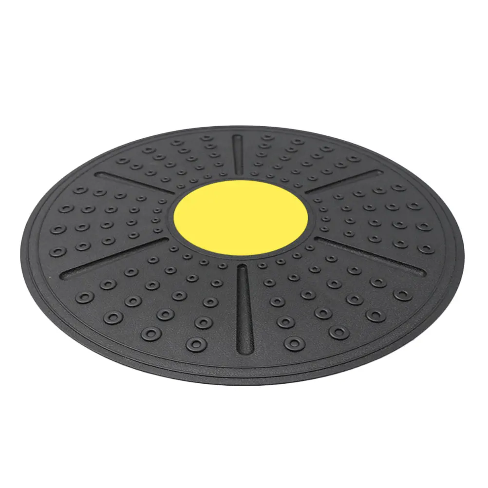 

Balance Board for Standing Desk Yoga Fitness Tool Yellow Color 360 Degree Rotation PP Material Balance Training Equipment Core
