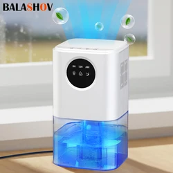 1700ML Small Dehumidifier Portable Home Air Dyer Large Capacity Indoor Moisture Remover Bedroom Office Silent Air Purification