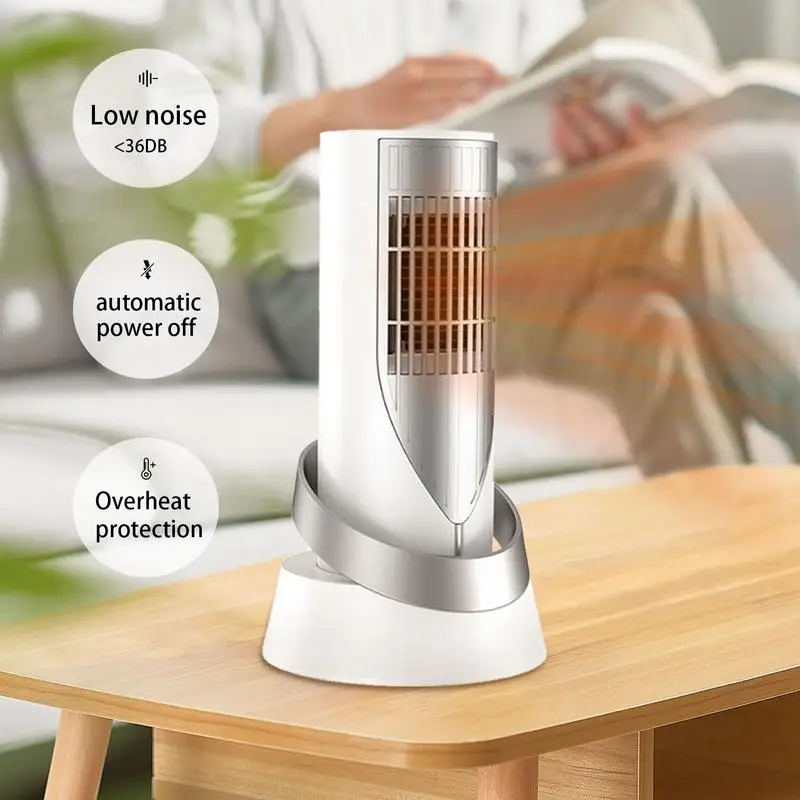 Indoor Space Heater Space Heater Fan Overheat Protection Desktop Heater Vertical Space Heaters For Indoor Use Bedroom Home