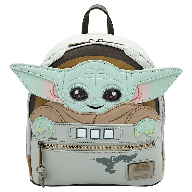 Yoda Baby Bag Around Disney Star Wars Movie And Television Children\'s Student Backpack Cute And Convenient Backpack.