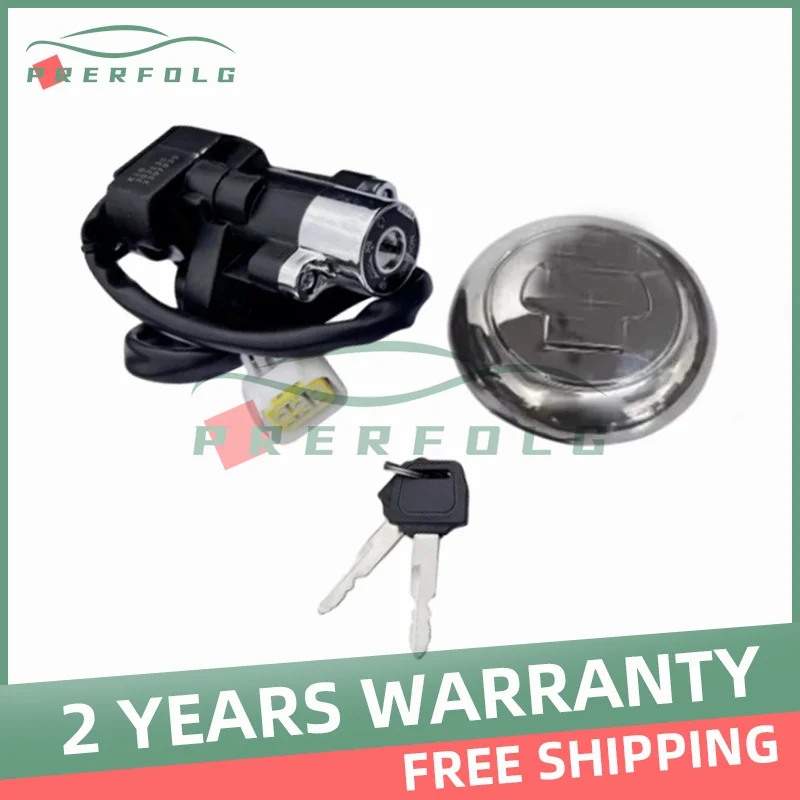 Motorcycle Ignition Switch Fuel Tank Gas Cap Lock W/Keys For Keeway Superlight 125 150 200 QJ200-2G QJ150-2G