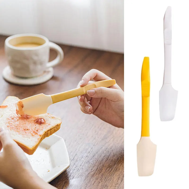 

Silicone Butter Spatula Jam Spreader for Breakfast Bread Spread Kitchen Gadgets BPA-free Heat Resistant NonStick Baking Spatula