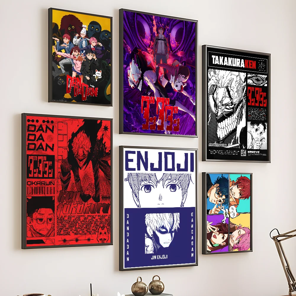اليابان أنيمي D-Dandadan كين T-Takakura المشارك لزجة جدار الفن الطباعة مقاوم للماء غرفة المعيشة المنزلي غرفة نوم بار ديكور جمالي #5