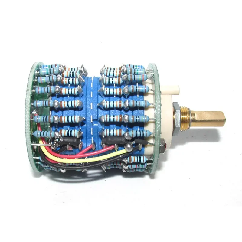 

High precision 4 × 24 gear precision shunt stepping type 50K / 100K / 250K / 500K volume potentiometer.Error is less than 1%