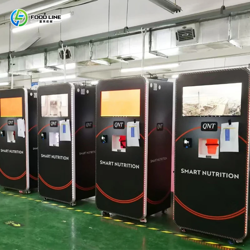 Customized Protein Shake Vending Machine Touch Screen Multi-Flavor 24H Self-Service Gym Device