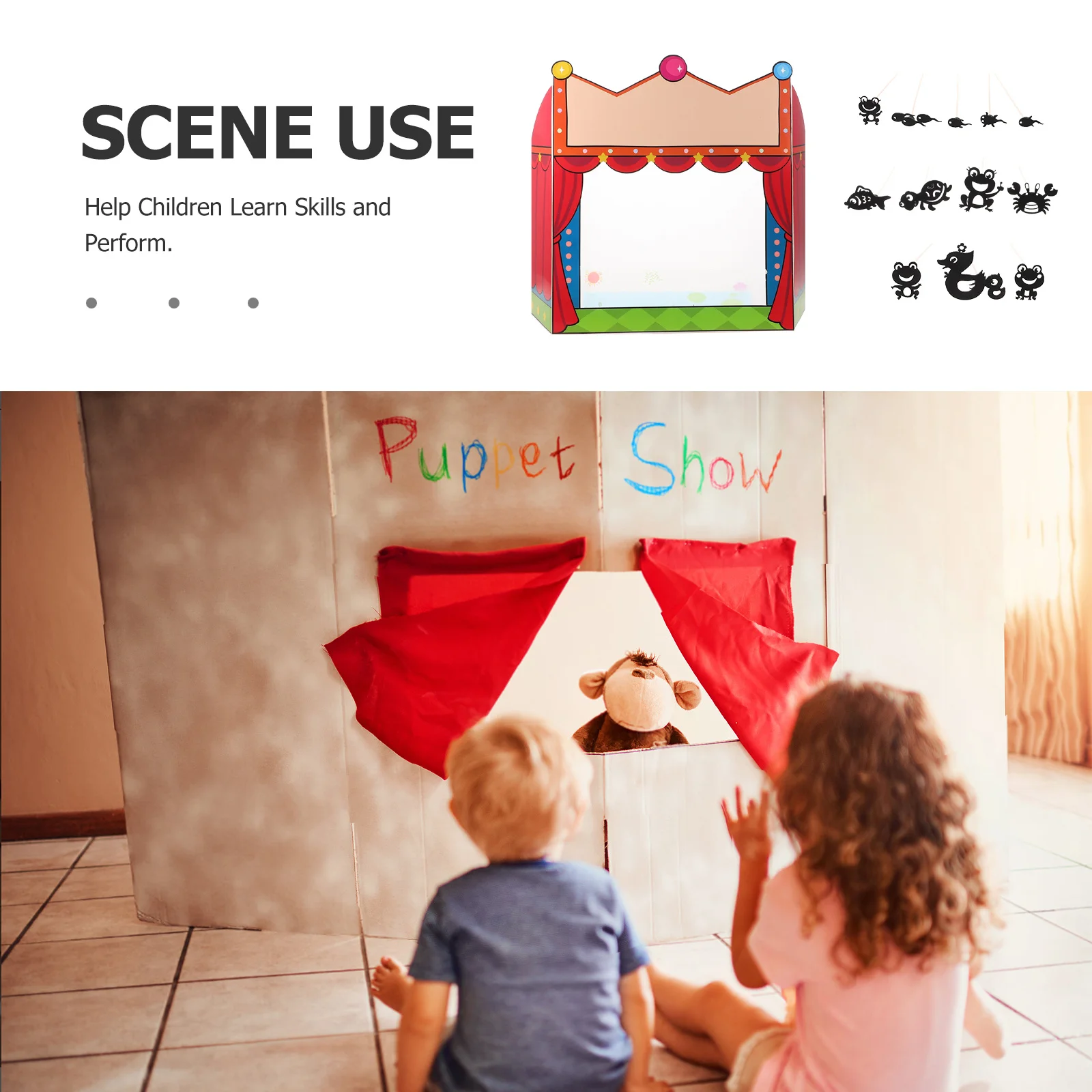 Zestaw do tworzenia klatkowych lalek, edukacyjny zestaw DIY do teatru, kreatywna zajęcie w klasie, tradycyjne chińskie klatki cieniowe