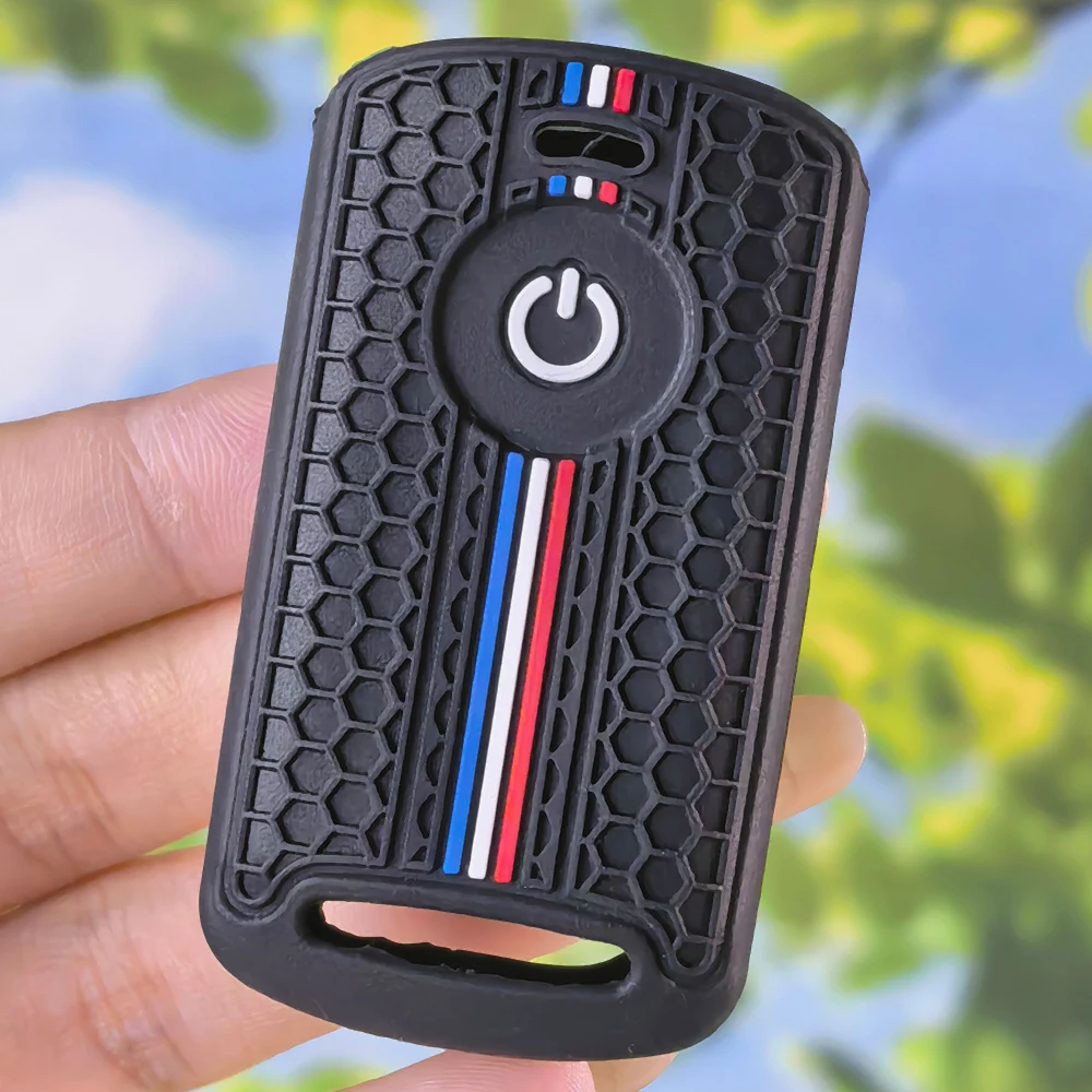 Ergonomic Honeycomb‑Pattern Fob Shell For Yamaha XMax 125 250 300 400 Tricity NMAX125 Tmax Tech Max Key Protective Cover