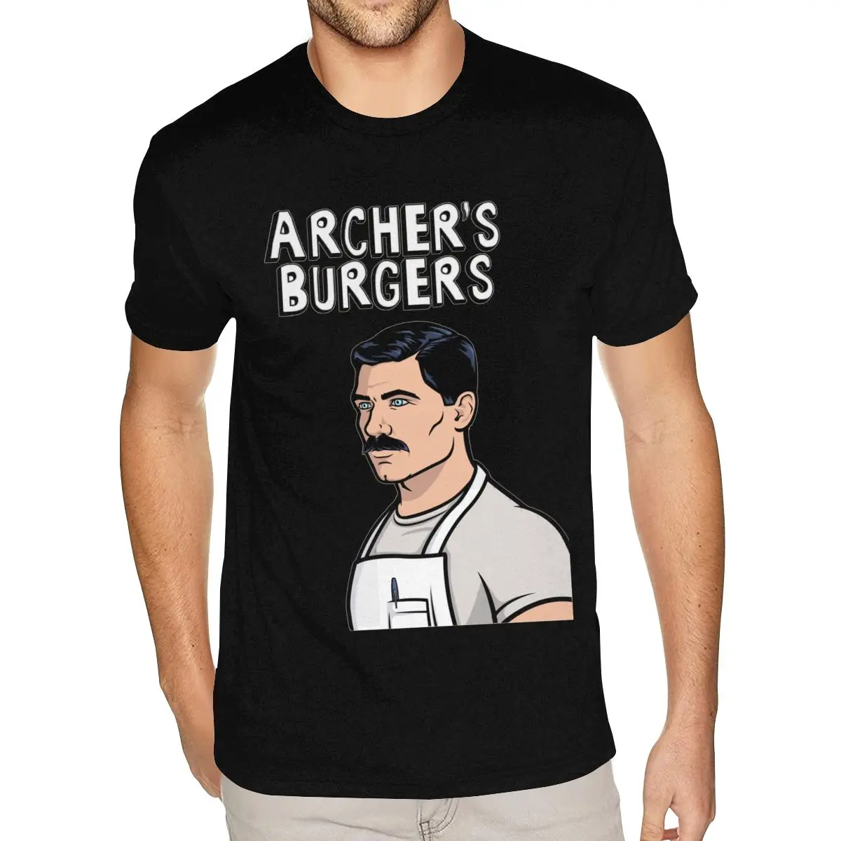 

Short Sleeves Round Neck Cotton Archer S Bobs Burgers TShirt Unique Gentlemen' S Tee