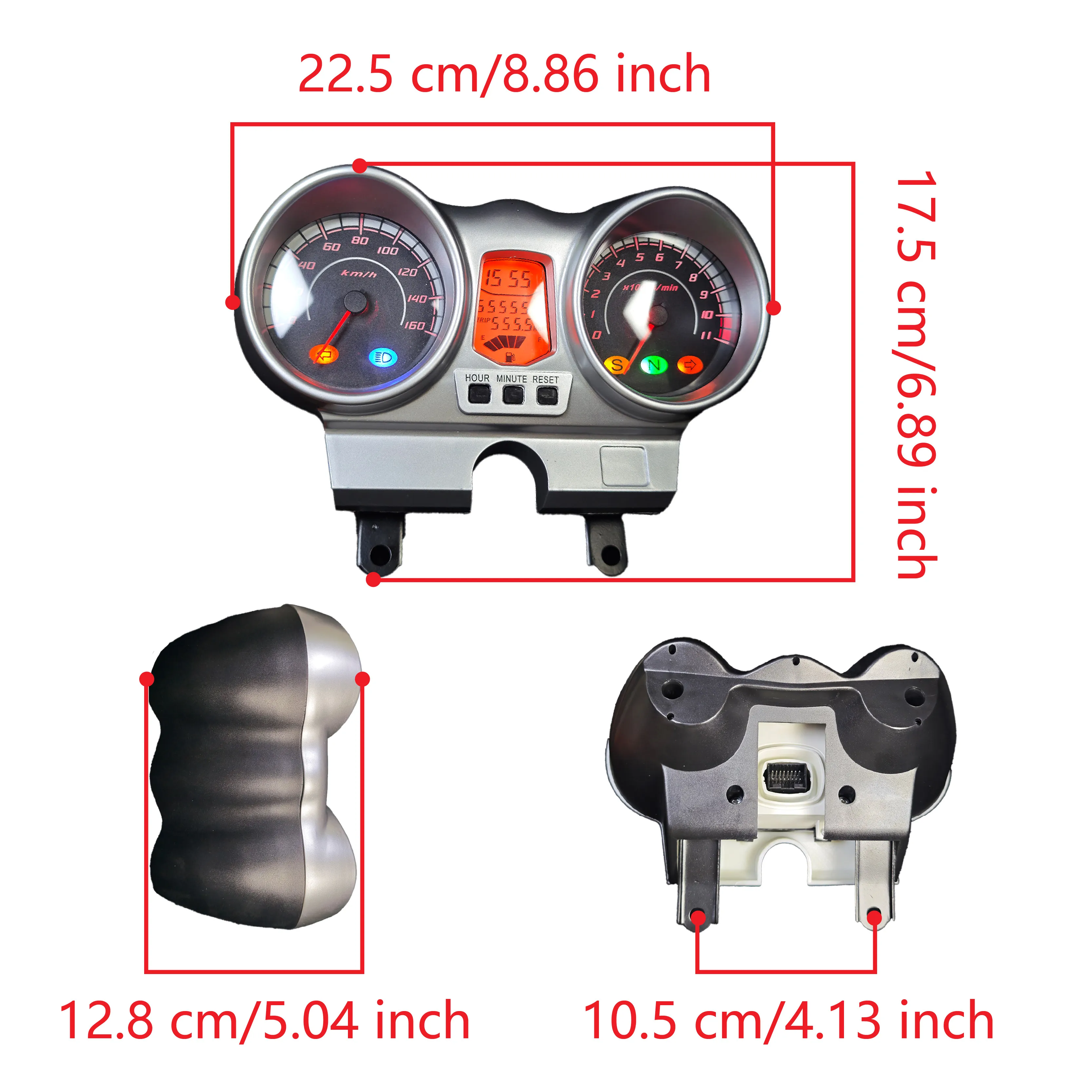 

Original Motorcycle Accessories Speedometer Moto Digital Tachometer Dashboard for Honda CBX 250 CBX250 Twister CBF 250 CBF250