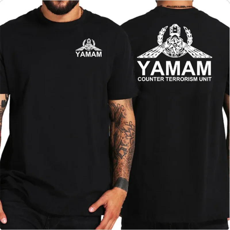 Israel Police Yamam Counter Terrorist Unit SWAT Special Forces T-Shirt Premium Cotton Short Sleeve O-Neck Mens T Shirt New S-3XL