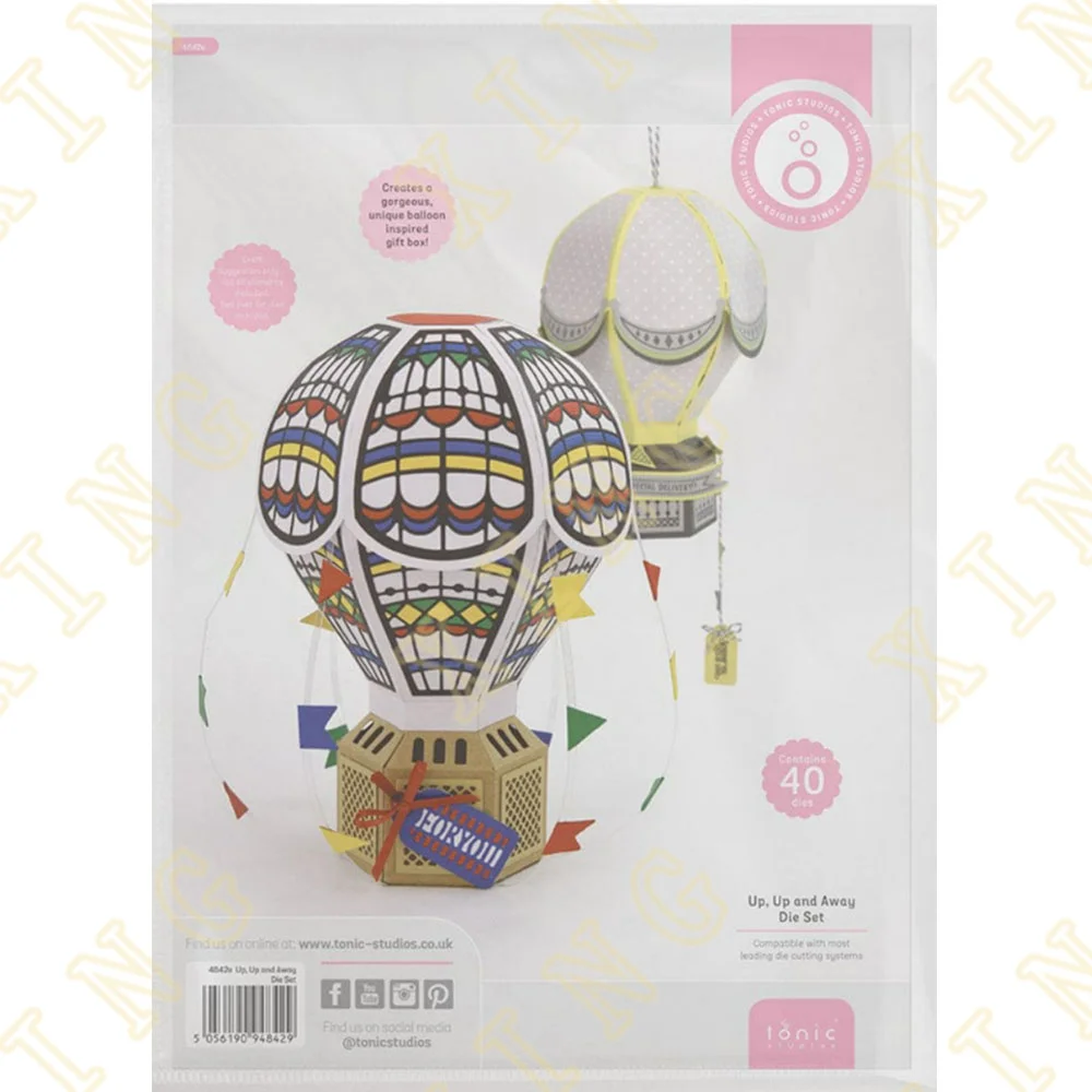 

2022 Arrival New hot air balloon Metal Cutting Dies Scrapbook Diary Decoration Embossing Template DIY Greeting Card Handmade