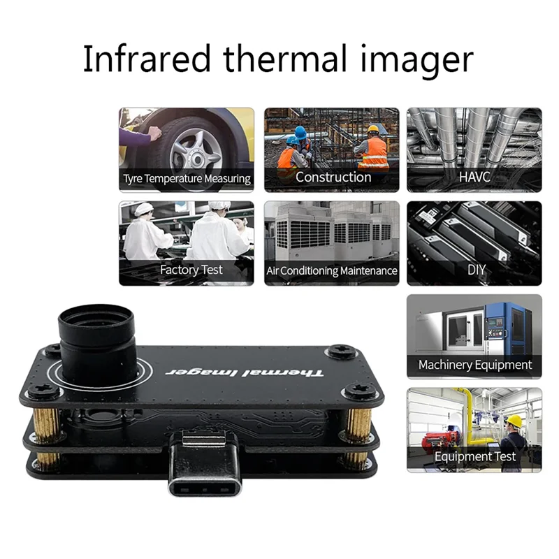Perangkat Pencitra Termal Inframerah Mini Kamera Pencitra Termal Kecil Untuk Ponsel Android
