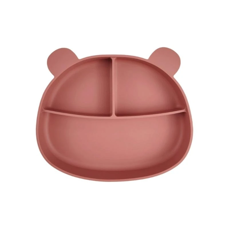 

Infant Meal Tray Silicone Suction Base Dinning Plate Nonslip Design for Boys and Girls Encourages Independent Eating