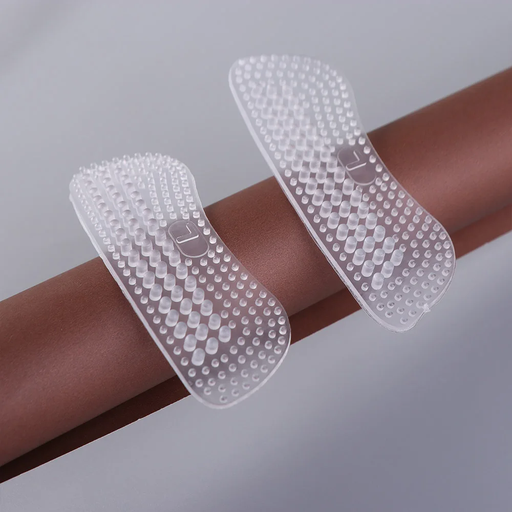 Anti-Slip Heel Stickers Silicone Cushioning Heel Protectors Comfortable Heel Grips Shock-Absorbing Foot Care Pads