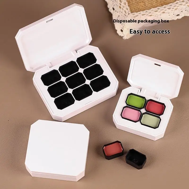 4/6/9/12 Grids Empty Magnetic Packaging Box For Nail Manicure DIY Fast Painting Gel Solid UV Varnishes Ombre Gel Nail Polish