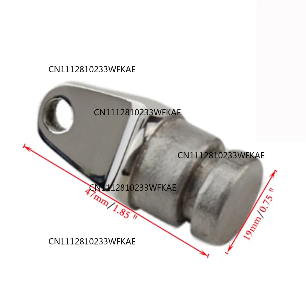 2pcs  EYE END Bimini Boat Hardware 316 Stainless Steel Fitting - Top Inside 7/8