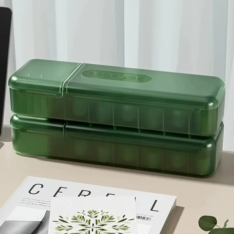 Charger Storage Case Box With 7 Compartments Organizer Charger Cord Storage Box Reusable Cable Case Management For Home Cable