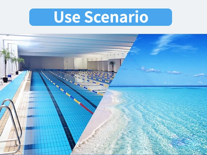 Schnorchelmaske, Doppelschlauch, Silikon, voll trocken, Tauchmaske, Schwimmmaske für Erwachsene, Tauchbrille, eigenständige Unterwasseratmung – Detail 2