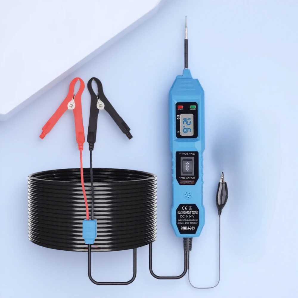 

Multifunctional Car Circuit Tester LCD Display Auto Electrical Diagnostic Tool Power Probe Kit