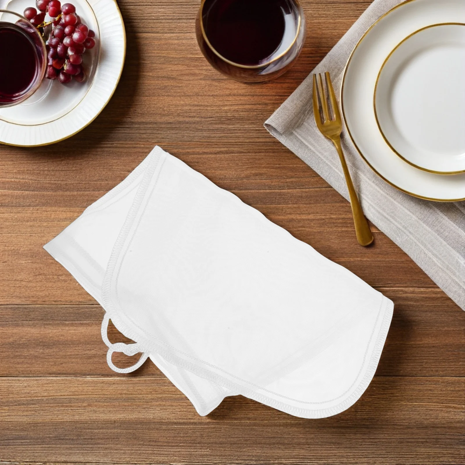 

3Pcs Washable Nut Milk Strainer Bag 80 Mesh Fine Nylon Mesh Reusable for Almond Soy Milk Juice Greek Yogurt Filtration Use