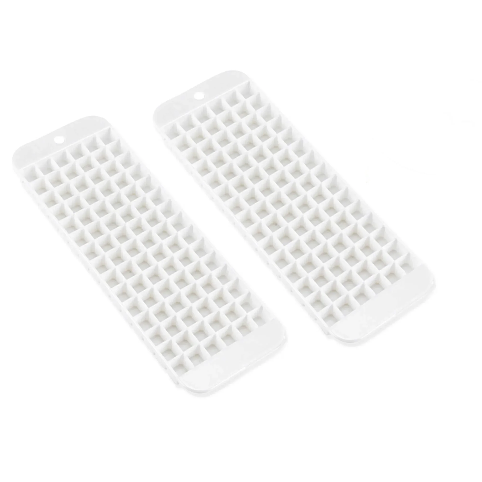 2 Mini Bandejas Pequeñas para Cubitos de Hielo, Fáciles de Girar, sin BPA, Pequeñas Bebidas Frías