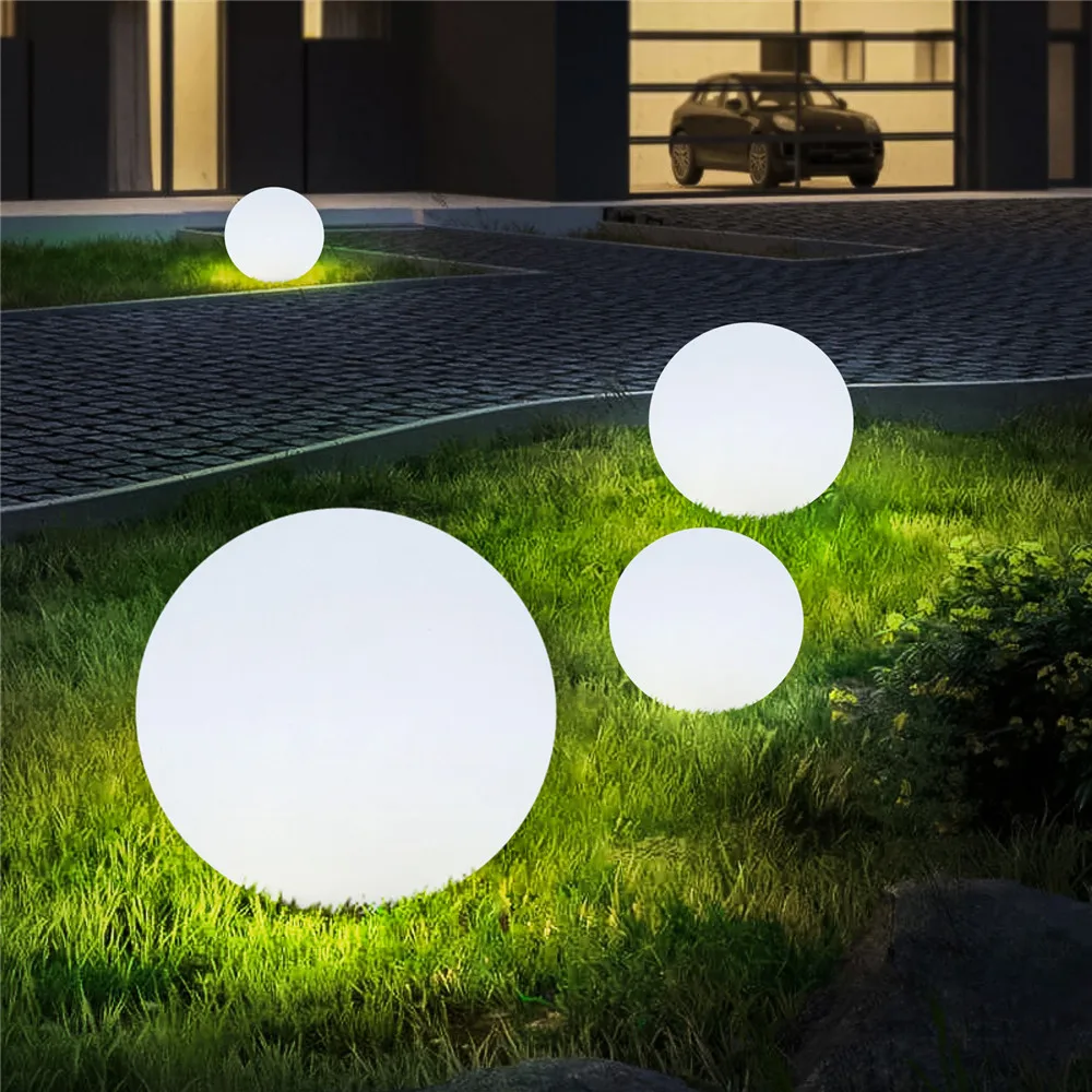 Waterproof LED Garden Ball Light Rechargeable Landscape Lighting Lawn Lamps for Outdoor Party Wedding Bar Garden