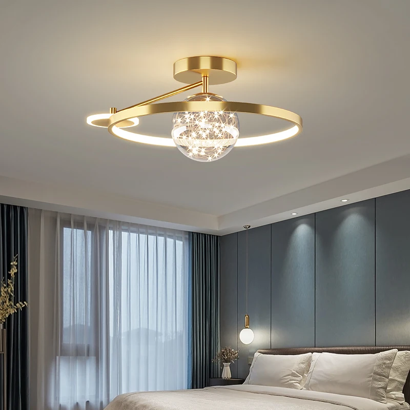 Bedroom Chandeliers Light Modern Led Ceiling Lamp Home Master Bedroom Lights Nordic Luxury Star Sky Kid's Room Lamps