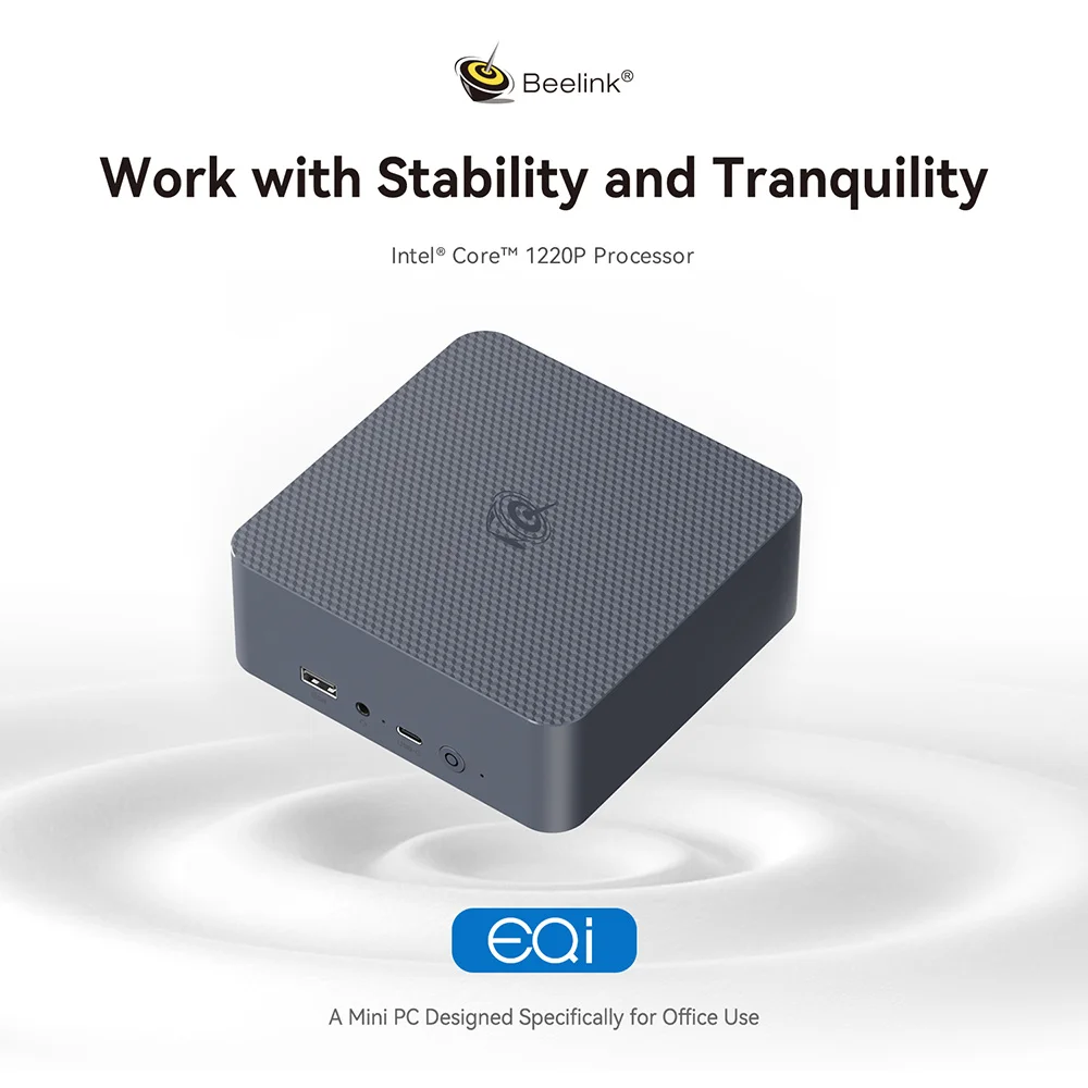 Beelink EQI12 Mini PC Intel Core 1220P i5-12450H i7-12650H RAM 16GB 32GB DDR4 500GB 1TB SSD Wifi6 BT5.2 Laptop Gamer Computador