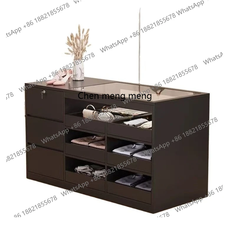 Cassiere, bar in vetro Zhongdao, espositore da tavolo con acqua corrente, espositore per gioielli con ornamenti