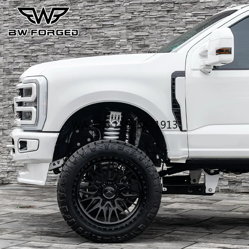 

Truck Wheel 20x10 22x12 24x12 24x14 26x14 26x16 Glossy Black Forged Wheel 6x139.7 8x170 8x180 for F350 silverado 1500 2500