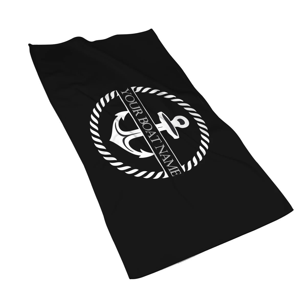 Black nautical series bathroom products microfiber towel household towel hotel sauna towel 40*70 can be customized