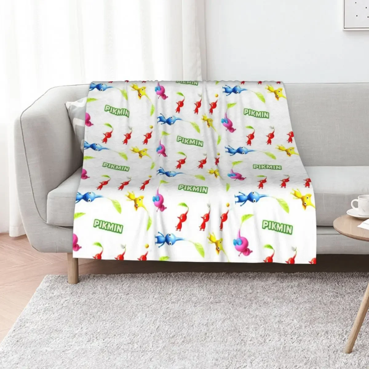 

Pikmin sticker pack (free customization) Throw Blanket warm winter Single Luxury St Comforter Blankets