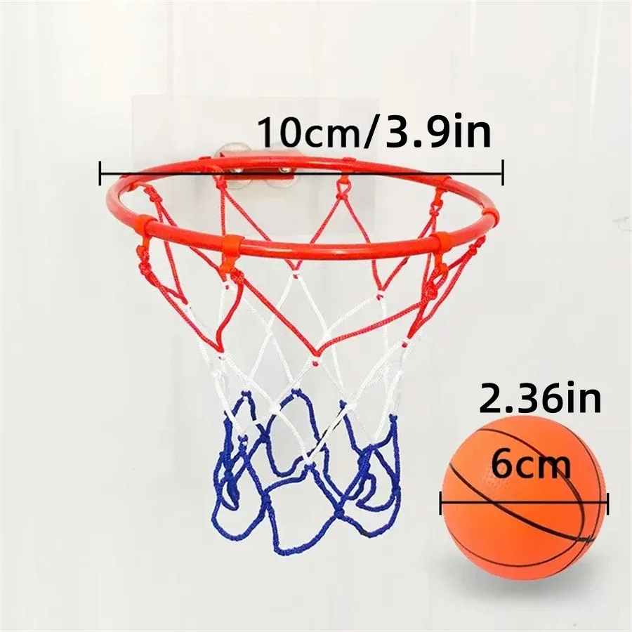 Mini Indoor Silent Basketball Sports Bouncy Balls High Density Foam Material Children Ball Training Complimentary Portable Net