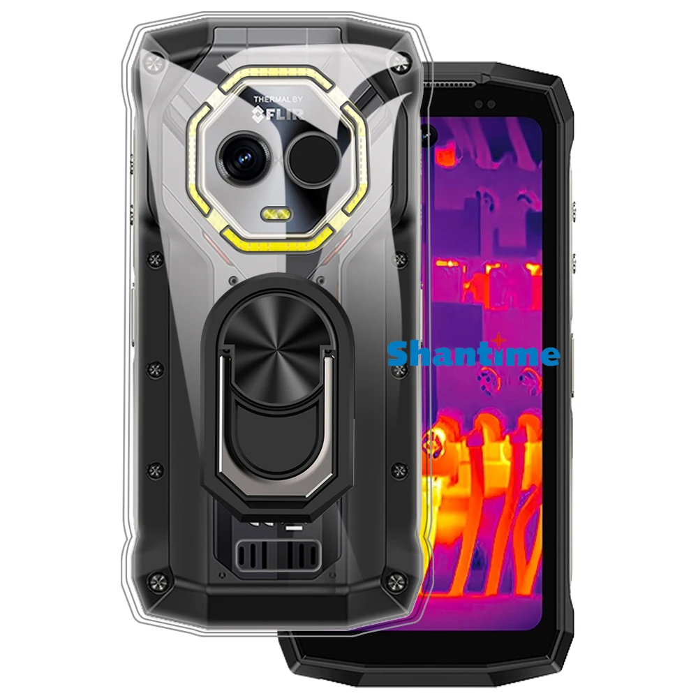 Luxury Shockproof Ring Holder For Ulefone Armor Mini 20T Pro Case TPU Protective Holder Cover For Ulefone Armor Mini 20T Pro