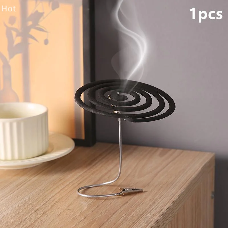 Portable Double Ended Mosquito Coil Holder Clip Broken Incense Clip Stand Mosquito Coil Rack Photo Folder Label Clip Card Holder
