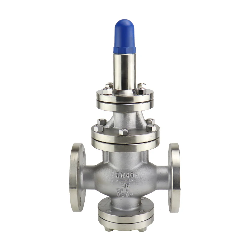High Temperature Stainless Steel Manual Pilot Piston Flange Y43W-16P Steam Pressure Reducing Valve Fast Delivery