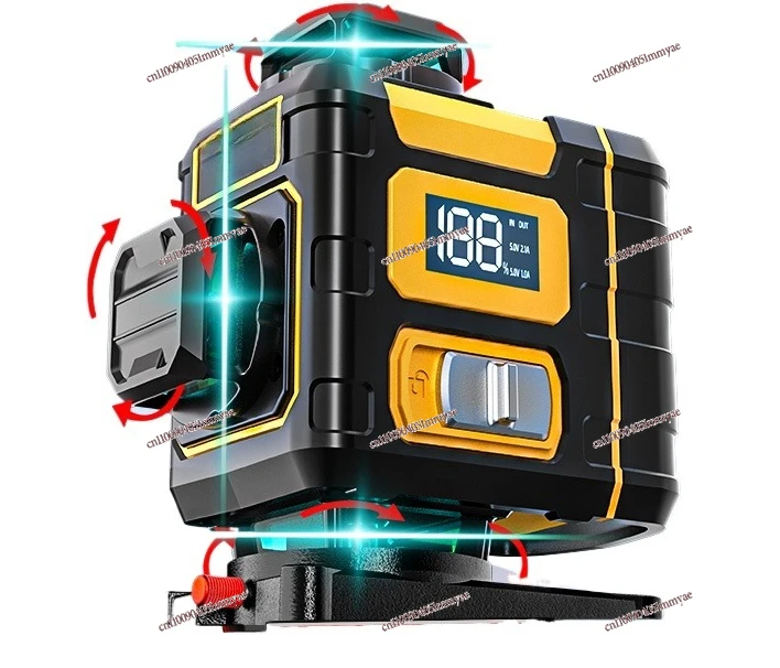 

Outdoor Laser Level Green Light 12-line 2024 High-precision Strong Light Infrared Blue Light Wall-to-ground Dual-purpose