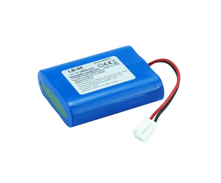 Lithium-ion 11.1V 2600mAh Replacement lb-05 Li-ion Vi tal Signs Moni tor Medical Battery for 12-100-0015