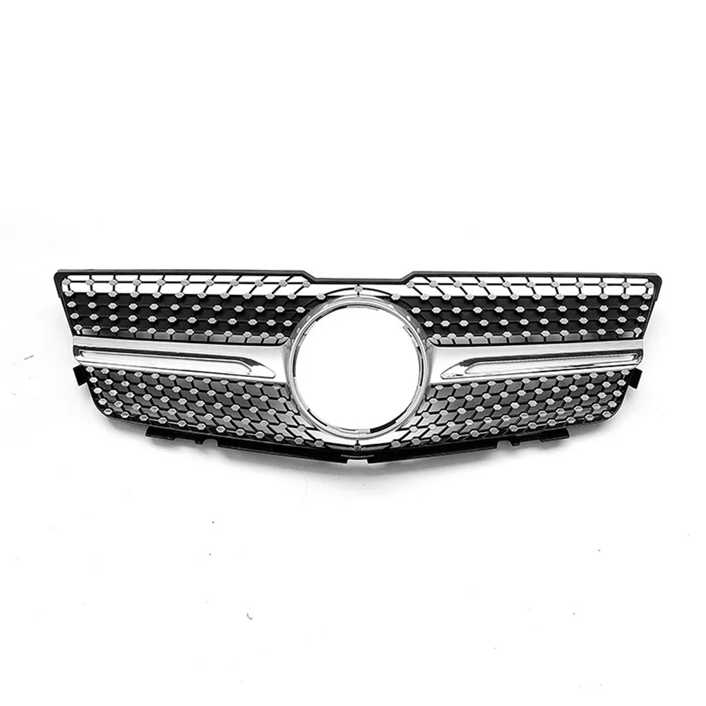 For Mercedes Benz GLK Class X204 2009-2012 Diamond Star Grille Front Grille Racing Grill Replacement Center Grille Body Kit