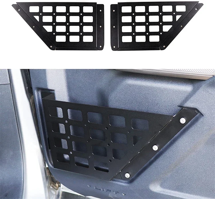 Front Door Storage Pockets Molle Panels for Ford Bronco 2021 2022 2/4 Door Accessories Side Door Interior Organizer Box